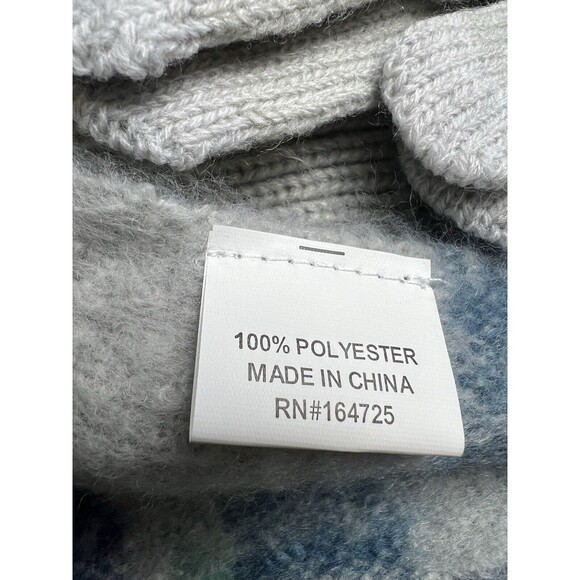 Dot Dash 3pc Cable Knit Pom Pom Hat, Gloves & Scarf Multi NWT Fall Winter Chic - Picture 6 of 7